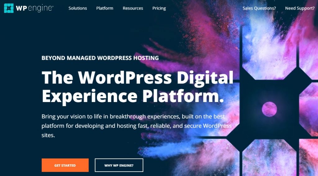 wordpress hosting by wp engine